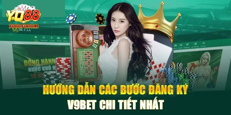 Thao tác đăng ký để trở thành đại lý V9BET ngay hôm nay